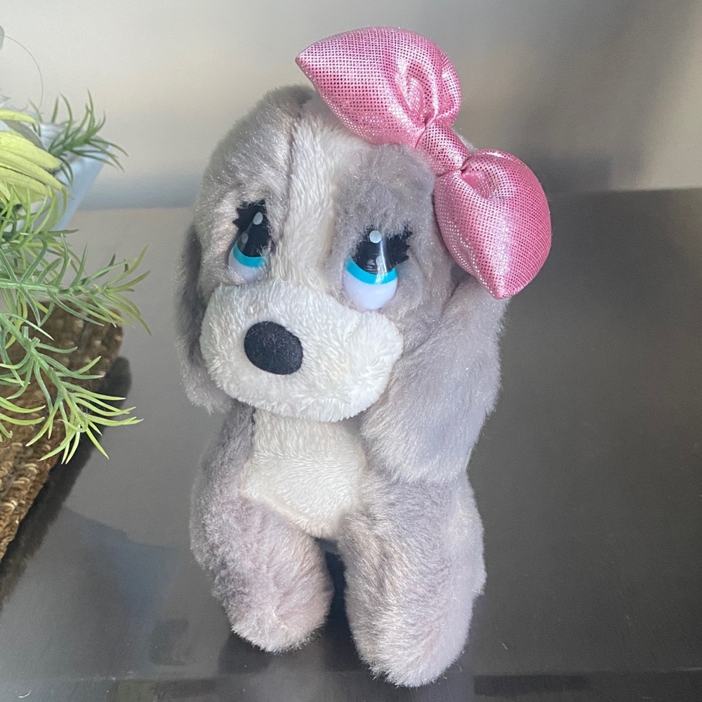 1980s Sad Sam HONEY puppy dog plush Aurora World